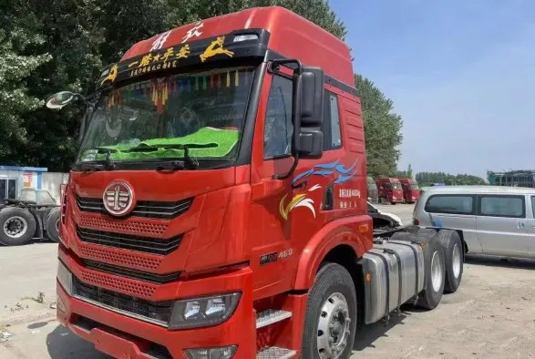Used FAW Tractor Truck 6x4 Weichai Engine Heavy Duty Unit